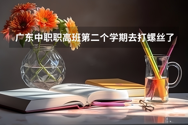 广东中职职高班第二个学期去打螺丝了,怎么参加普通高考